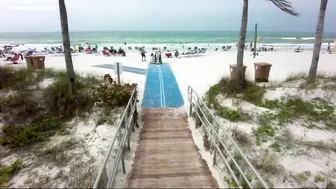 Beach in St. Pete unveils nonslip pathways to help with mobility challenges