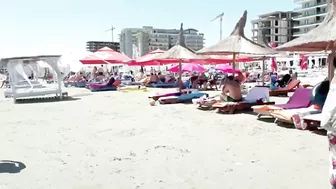 Plaja Rapana Beach 4K video Sun Summer Party Fun Mamaia Beach Bikini Beach.