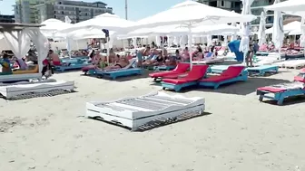 Plaja Rapana Beach 4K video Sun Summer Party Fun Mamaia Beach Bikini Beach.