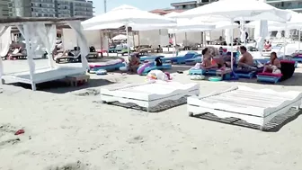 Plaja Rapana Beach 4K video Sun Summer Party Fun Mamaia Beach Bikini Beach.