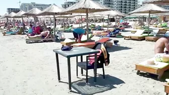 Plaja Rapana Beach 4K video Sun Summer Party Fun Mamaia Beach Bikini Beach.