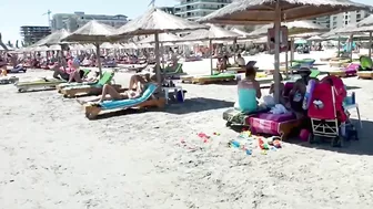 Plaja Rapana Beach 4K video Sun Summer Party Fun Mamaia Beach Bikini Beach.