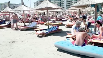 Plaja Rapana Beach 4K video Sun Summer Party Fun Mamaia Beach Bikini Beach.