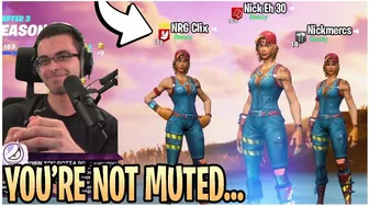 Clix Thought He Was Muted On Nick Eh 30's Stream...