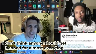 xQc gives his Thoughts on IziPrime got banned hours after his Stream Sniping Controversy