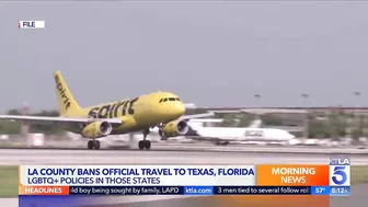 L.A. County bans official travel to Texas, Florida