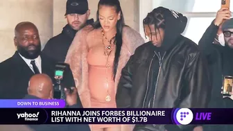 China services sector contracts, Uber to offer travel booking in the UK, Rihanna becomes billionaire