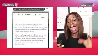 GHANA "NEW" COVID TRAVEL REQUIREMENT 2022 | DO NOT TRAVEL TO GHANA ❌ (until you watch this video)