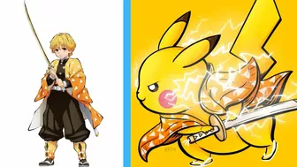 POKEMON CHARACTERS AS OTHER ANIME VERSIONS