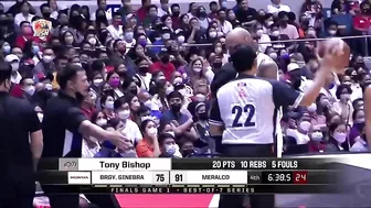 Hindi pa nagsisimula magkakasuntukan na, Ginebra vs Meralco PBA Finals! | Game 1