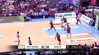 Hindi pa nagsisimula magkakasuntukan na, Ginebra vs Meralco PBA Finals! | Game 1