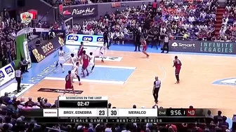 Hindi pa nagsisimula magkakasuntukan na, Ginebra vs Meralco PBA Finals! | Game 1