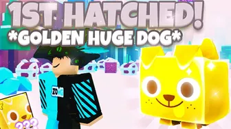 OMG! ???? I Got 1st EVER *GOLDEN HUGE DOG* In Pet Simulator X!