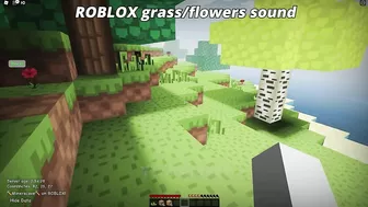 Roblox sounds vs Minecraft sounds