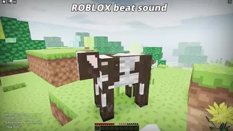 Roblox sounds vs Minecraft sounds