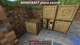 Roblox sounds vs Minecraft sounds