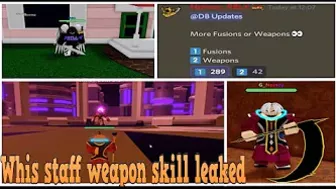 Dragon Blox | Whis Weapon leaked all information about Whis fusion | Roblox