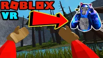 The COOLEST Roblox Gorilla Tag VR Remake with Actual VR (Jungle Bungalows VR)