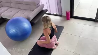 Yoga Ball Stretching