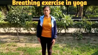 Breathing exercise in Yoga by Sapna Sharma | Yoga pranayama #yoga #exercise #breathingyogavideos