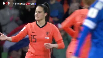 Hoppaaa, 12-0 voor Oranje, Miedema scoort 6x! | Samenvatting Nederland – Cyprus | WK-kwalificatie