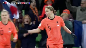 Hoppaaa, 12-0 voor Oranje, Miedema scoort 6x! | Samenvatting Nederland – Cyprus | WK-kwalificatie