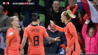 Hoppaaa, 12-0 voor Oranje, Miedema scoort 6x! | Samenvatting Nederland – Cyprus | WK-kwalificatie