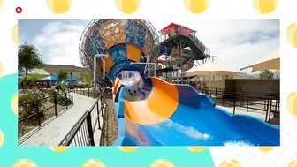 Deze waterglijbaan heeft een looping