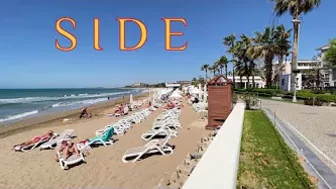 SIDE heute Promenade & Strand des Hotels Side Star Beach TÜRKEI #side #türkei