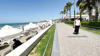 SIDE heute Promenade & Strand des Hotels Side Star Beach TÜRKEI #side #türkei