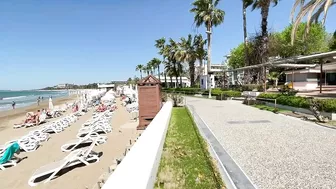 SIDE heute Promenade & Strand des Hotels Side Star Beach TÜRKEI #side #türkei