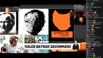 xQc spotted on Turkish TV news after r/place stream