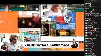 xQc spotted on Turkish TV news after r/place stream