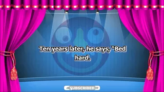 Funny joke | The bed is hard