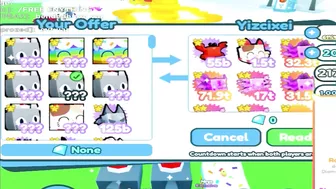 What Do People Trade for a HUGE FESTİVE CAT in Pet Simulator X