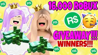 ???????? 16000 ROBUX GIVEAWAY WINNERS || ROBLOX || ROBLOX GIVEAWAYS || Vannies World Full Of Joy