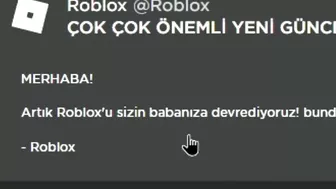 Roblox'un Sahibi Bir Baba Olsaydı ????: