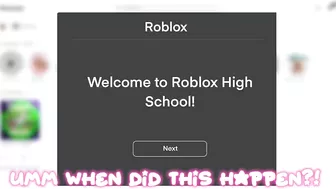 what if roblox was a school- ????????