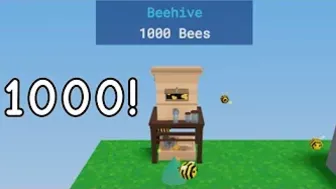 what if you put 1000 bees in a beehive? - roblox bedwars