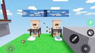 what if you put 1000 bees in a beehive? - roblox bedwars