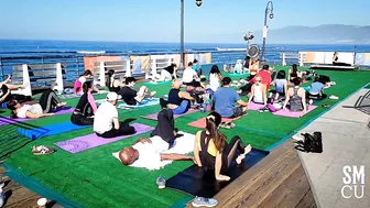 Yoga on the Pier