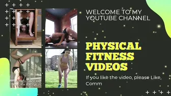 PHYSICAL FITNESS VIDEO #110: Yoga poses + gym workout...