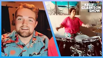 New Zealand Son Goes Viral On TikTok For Teaching Mom To Play Drums