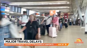 Major travel CHAOS at Australian airports | 7NEWS