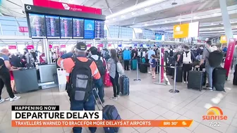 Major travel CHAOS at Australian airports | 7NEWS