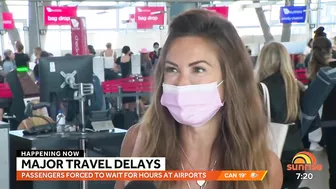 Major travel CHAOS at Australian airports | 7NEWS