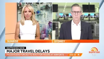 Major travel CHAOS at Australian airports | 7NEWS