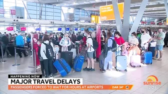 Major travel CHAOS at Australian airports | 7NEWS