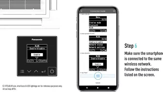 How to Connect Panasonic Comfort Cloud App for models with Wired Remote Controller (CZ-RTC6BLW)