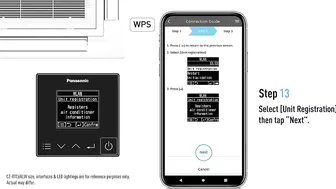 How to Connect Panasonic Comfort Cloud App for models with Wired Remote Controller (CZ-RTC6BLW)